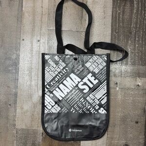 Lululemon Small Black Reusable Tote